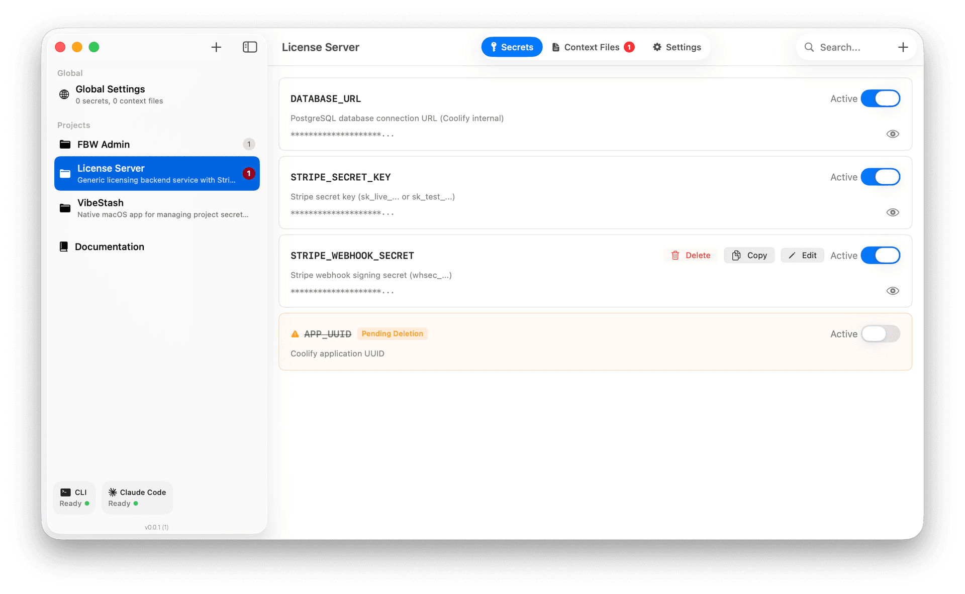 VibeStash - Context Files